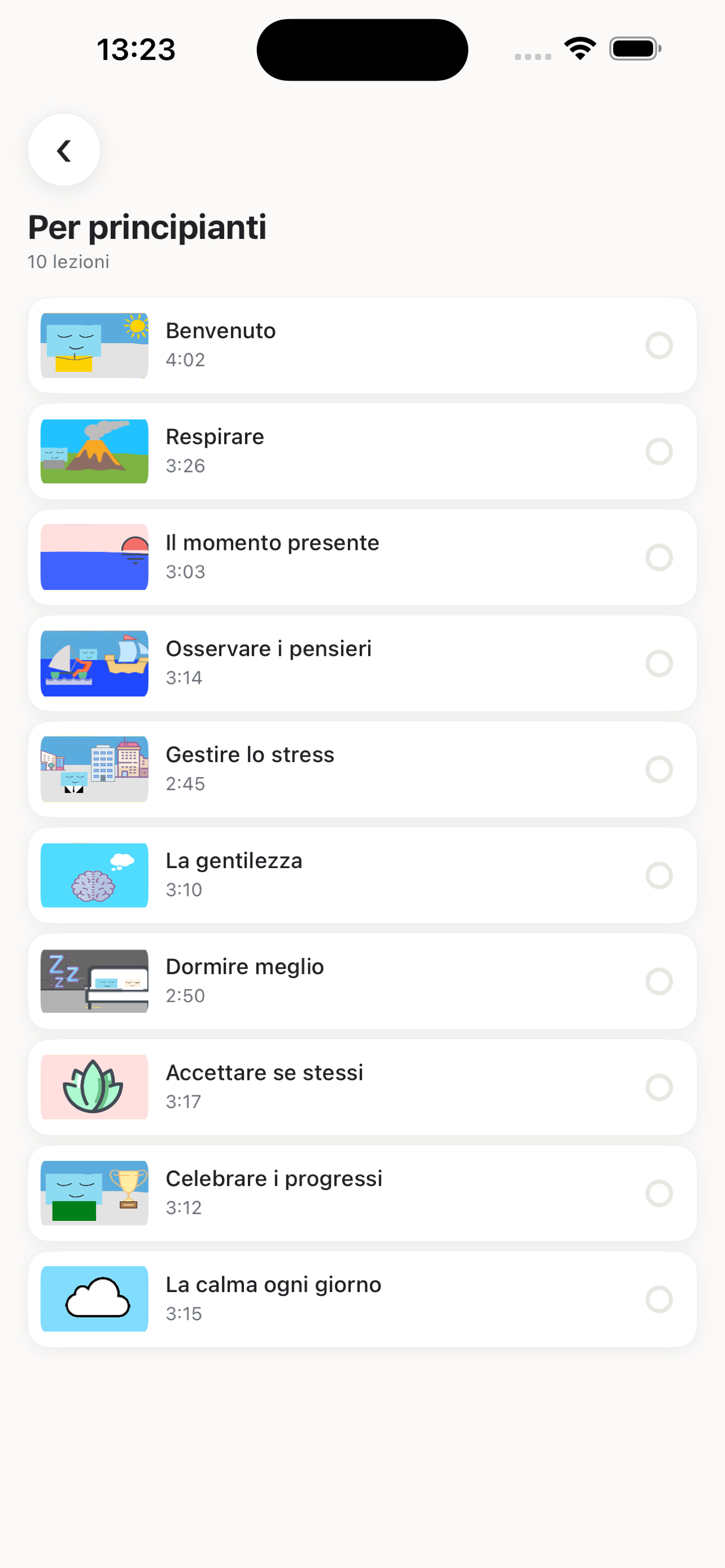Per principianti